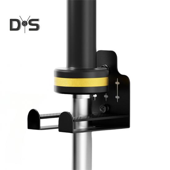 Вешалка для штанги настенная стойка для штанги вертикальная с порошковым покрытием металлический держатель для штанги удерживает штангу размером до 33 мм для дома гаража спортзала