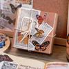 40 шт. DIY Цветные Наклейки-Бабочки для Скрапбукинга Винтажный Стиль INS Канцелярские Наклейки ПЭТ Водонепроницаемые Наклейки для Телефона Ручной Счет