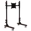 8VRS Floor-Standing Mobile Stand: Adjustable Height for LCD Monitors and TVs Up to 55 Inches