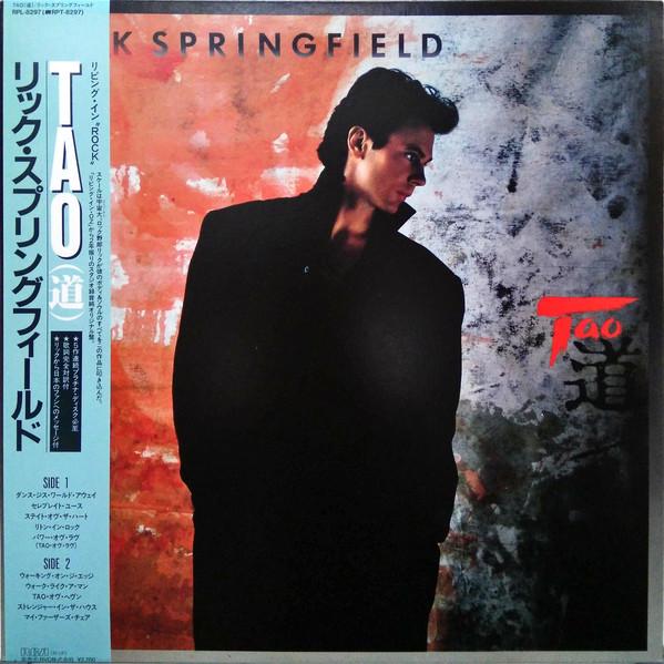 Виниловая пластинка RICK SPRINGFIELD - Tao RPL8297 RCA 1985 Япония Рок Б/у
