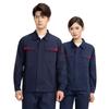 Mens Workwear Set Thin Long Sleeve CVC Fabric Mechanic Uniform Auto Repair