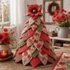 Pre Cut Fabric Quilted Christmas Tree Layered 3D Fabric Patchwork Kit  Christmas Decor