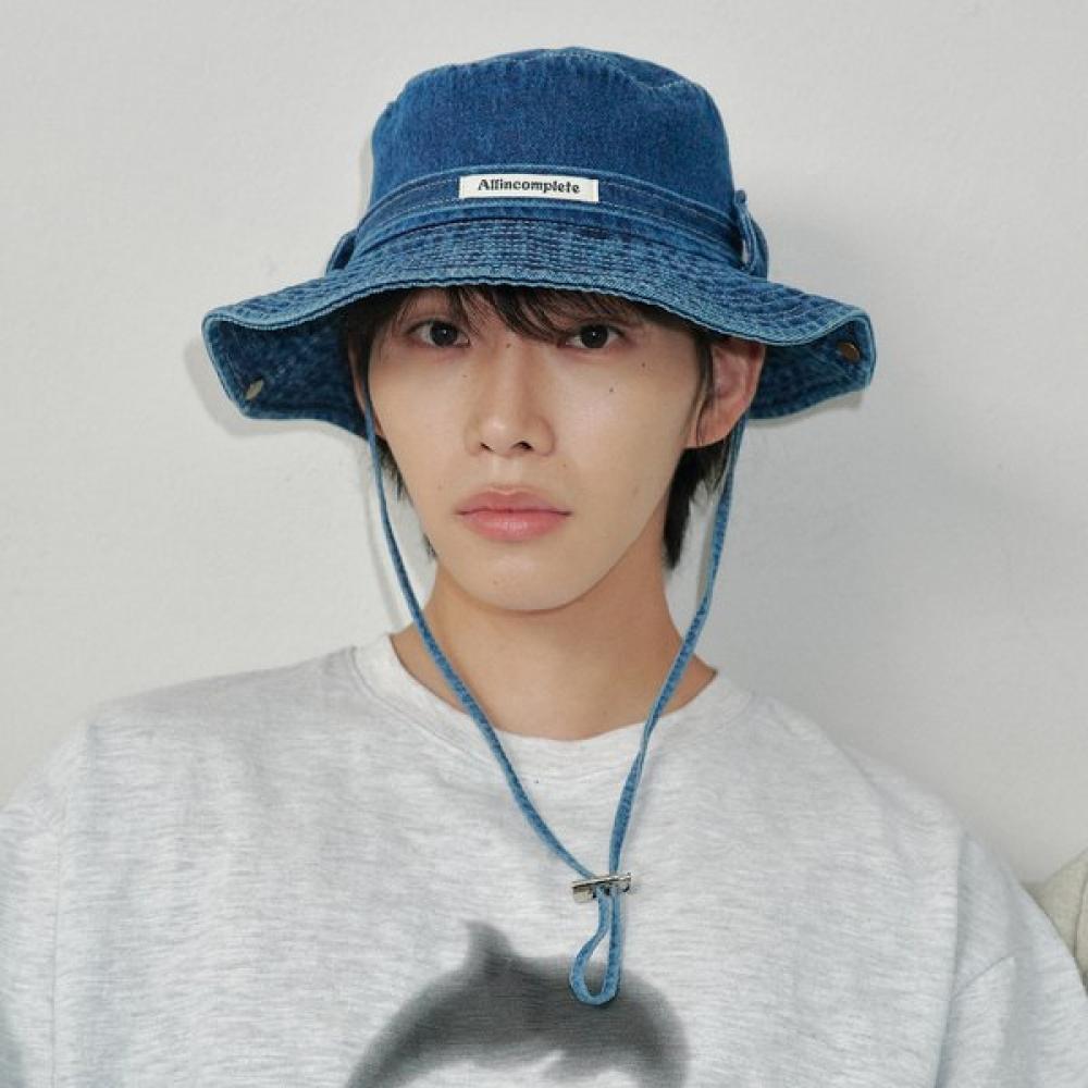 Allincomplete Denim Washed Safari Hat 3 Colors