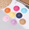 5PCS Decoration Mini Doll Sun Cap Handmade Miniature Straw Hat Toy Doll Straw Hat As Kids Gift