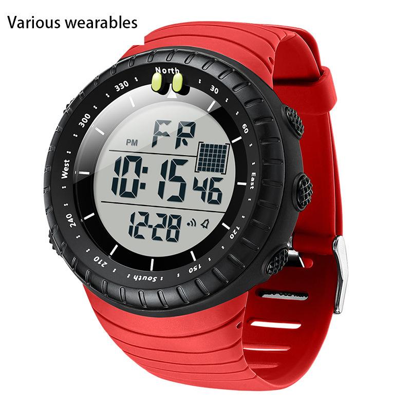 Модные цифровые часы с холодным светом, простые многофункциональные водонепроницаемые электронные часы, спортивные мужские часы для спорта на открытом воздухе