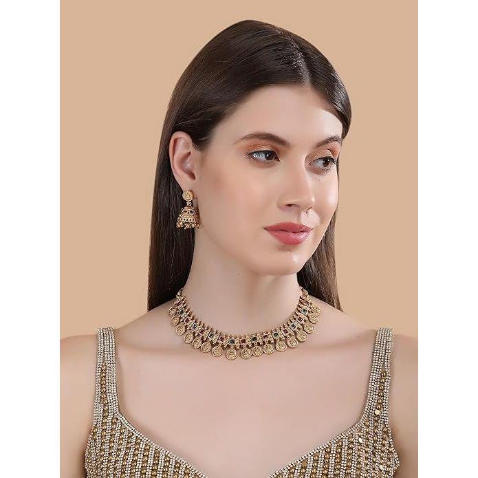 Fashion Frill Necklace Set For Women | Pearls jewellery set for Women