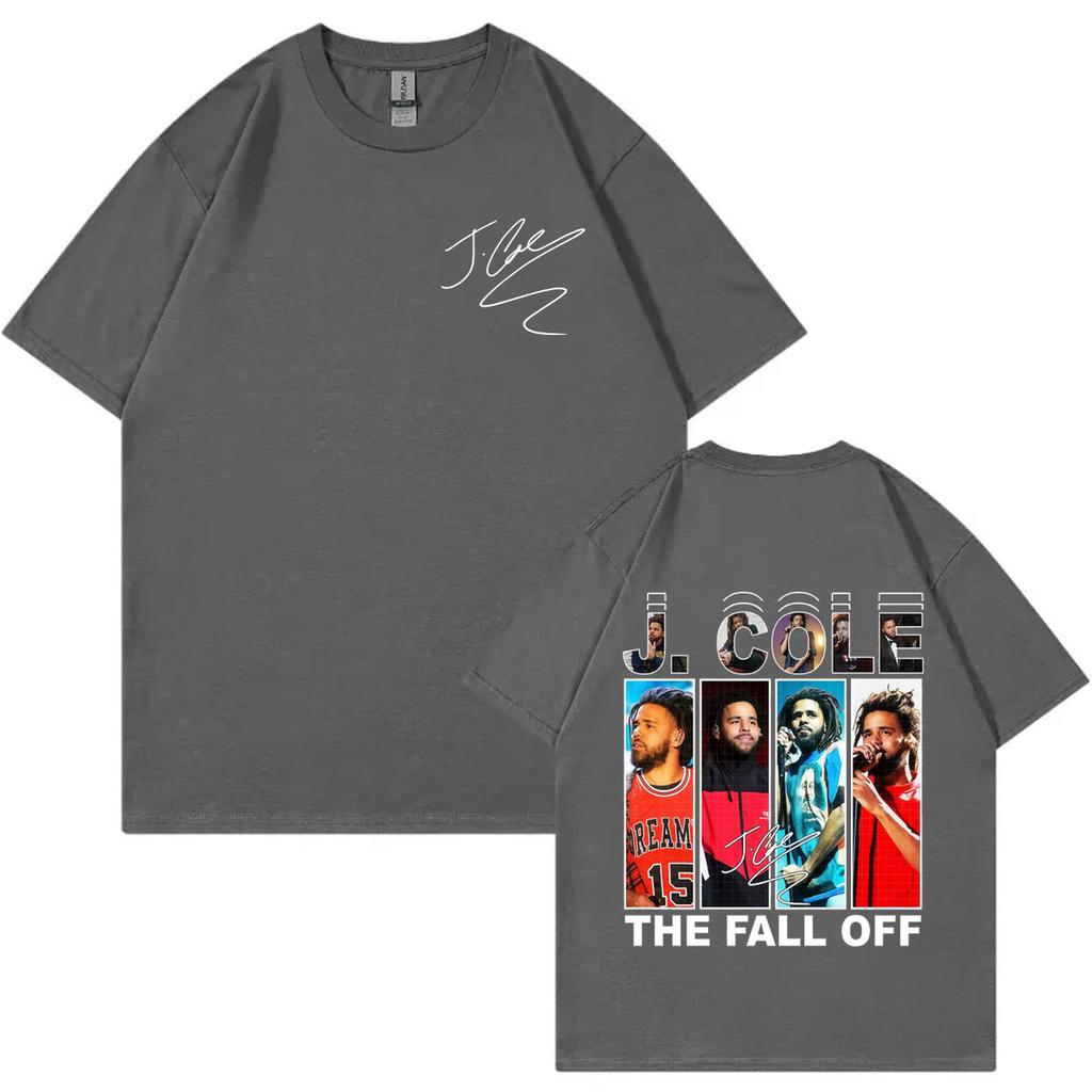 Rapper J Cole Graphic T Shirts The Fall Off Tour 2026 Merch Tshirt Men Women Clothing High Quality Fashion Short Sleeve T Shirt