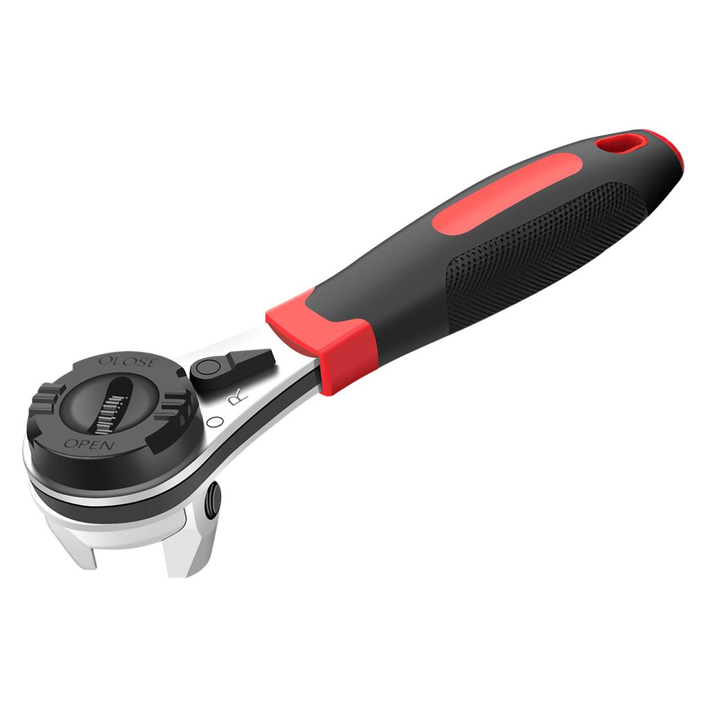 Ratchet Wrench Metal Heavy Duty Sleeve Ergonomic Anti-slip Adjustable Portable Labor-saving Wrench for Repairing Cars Motorcycle