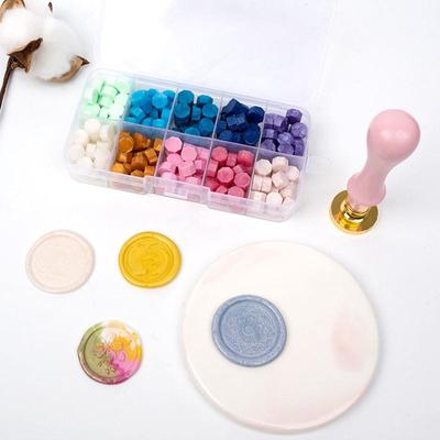 Королевский набор для восковой печати: Полный набор с восковыми гранулами, ложкой для сургуча, печью и головкой сургучной печати.