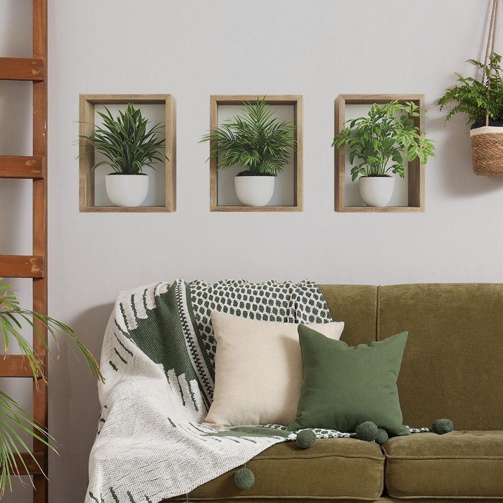 Removable Wall Mural DIY Wall Art NEW Potted Plant Decals Home Decor
