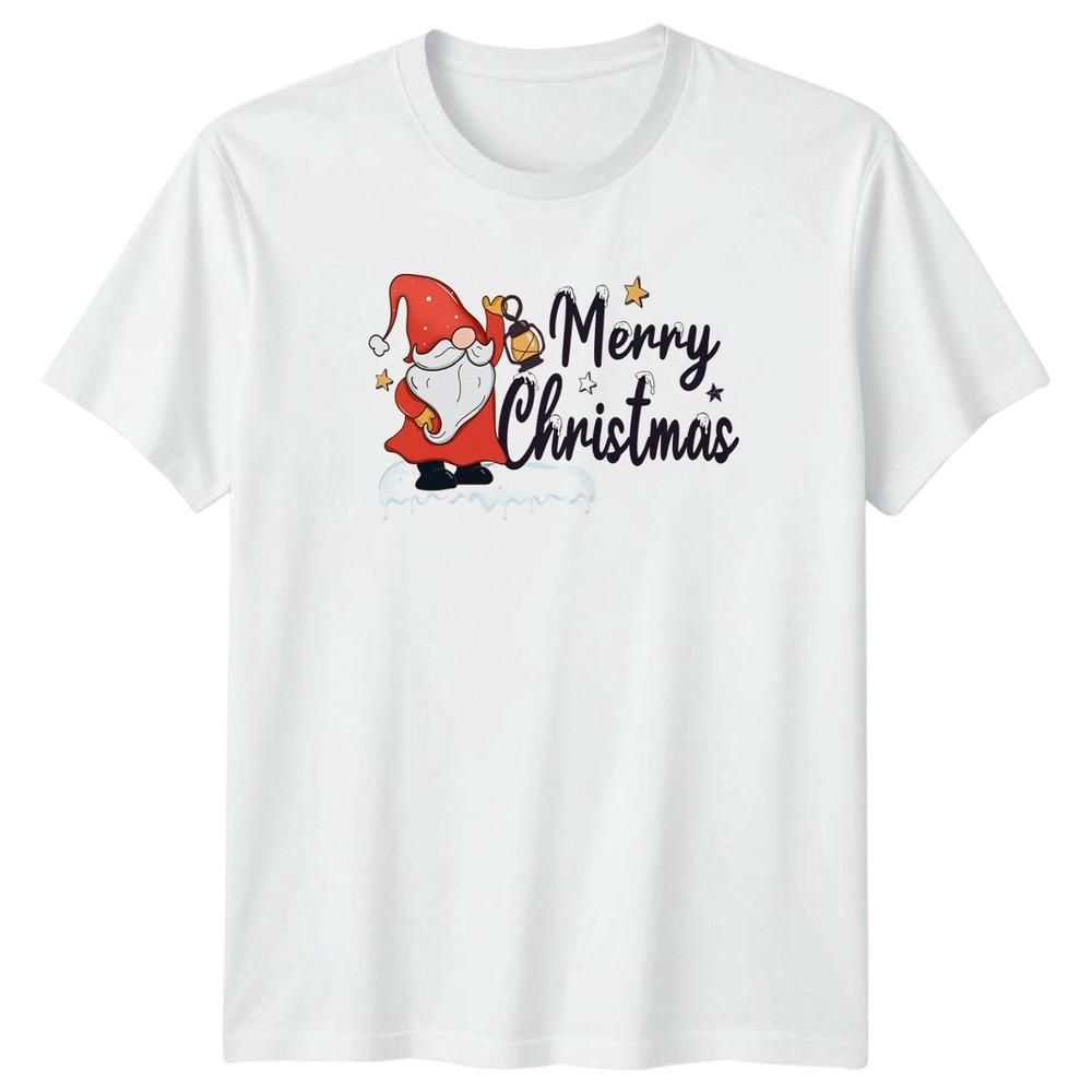 Merry Christmas Gnome Lantern Holidays Unisexs TShirt Unisexs Graphic Tee Festive