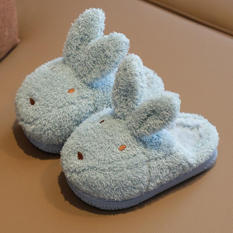 Kids Warm Slippers Children Winter Plush Shoes Soft Sole Home Indoor Girls Boys School Cute Newest Gift