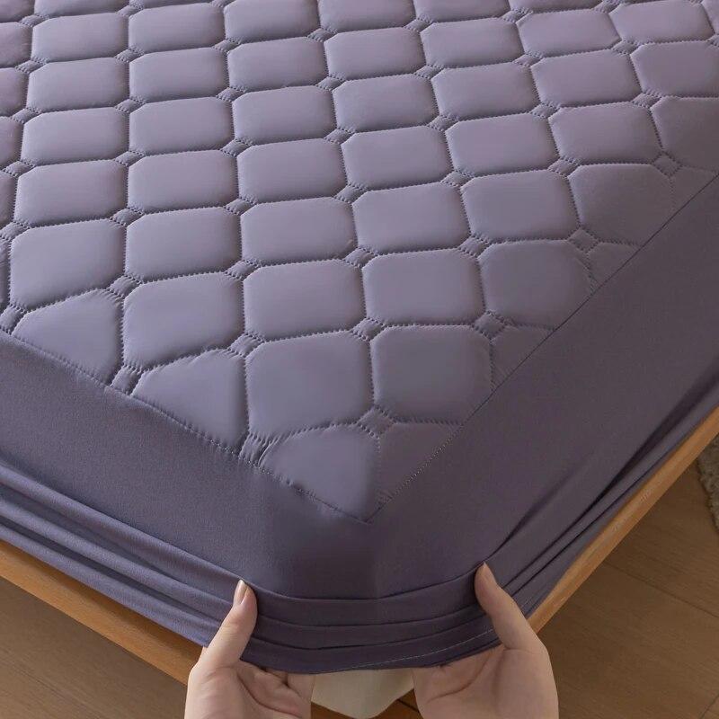 100% водонепроницаемый чехол на кровать, эластичный дышащий наматрасник для дома, спальни, отеля, водонепроницаемый наматрасник 140/160/200x200