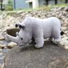 Игрушка-животное из плюша, имитирующая носорога, для детей