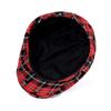 Vintage Newsboy Cap Y2k Plaid Painter Cap Retro Women's Beret  Streetwear