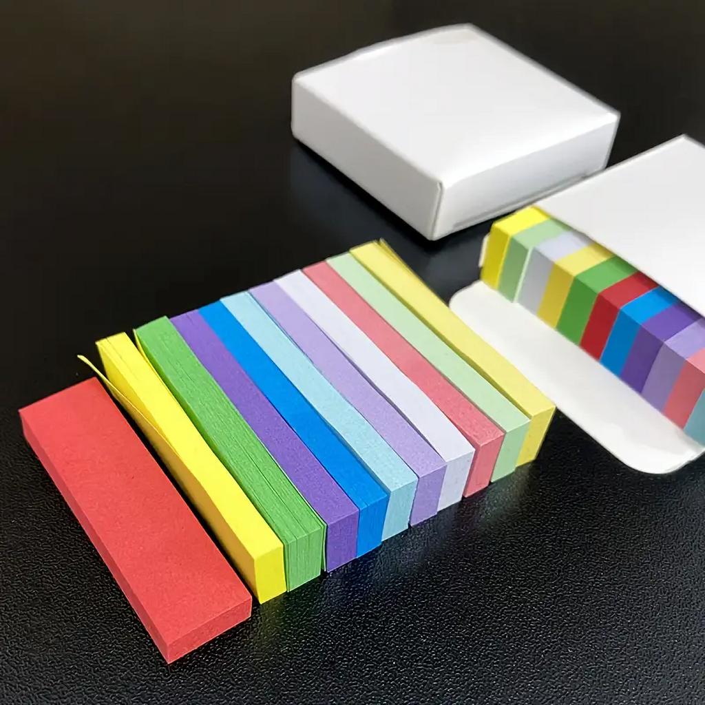 Colorful Mini Sticky Notes - 11 Assorted Colors, Self-adhesive Sticky Notes, Ideal For Students & Organizing