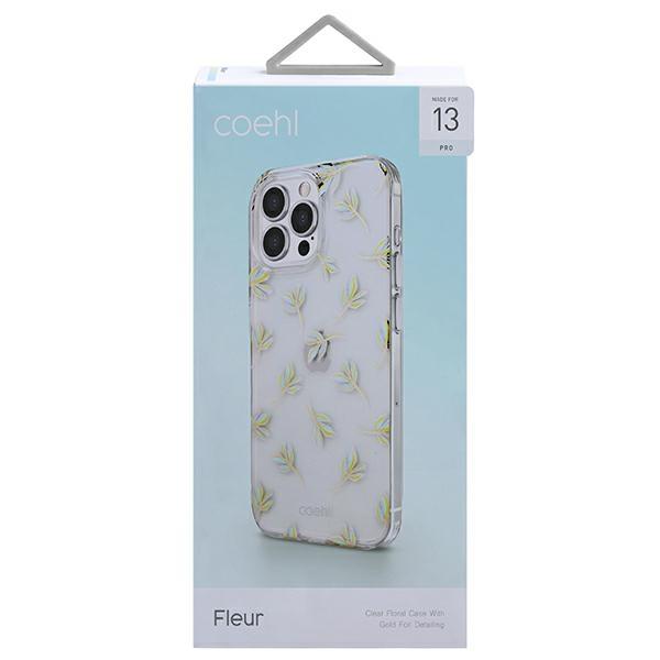 Etui do iPhone 13 Pro UNIQ Coehl Fleur Niebieskie