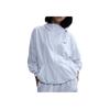 Logo Hooded Oversized Zip-Up Jacket Women Jackets White FV6299-100