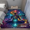 Коврик для йоги и медитации Rainbow 7 Chakra, декоративный коврик для гостиной, для дома, спальни, нескользящий коврик для кухни, моющийся коврик для ванной