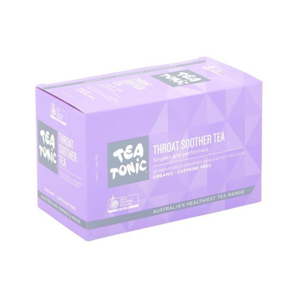 Tea Tonic Organic Throat Soother Tea X 20 Tea Bags
