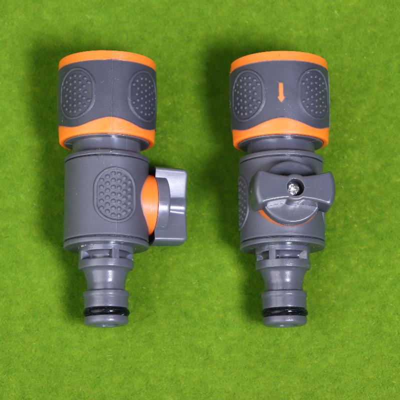 3Pcs Quick Connect Garden Hose Adapter With Ball Valve Fits 1/2", 3/8", & 3/4" Etc Hose Quick Connectors For Garden/Car Washing