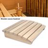 Деревянный подголовник для сауны, спинка для сауны, полый, гладкий, деревянный валик для спины, противоскользящий