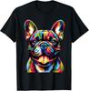 French Bulldog Frenchie Colorful Paint Dog Lover Pet Owner Gift Unisex T-Shirt