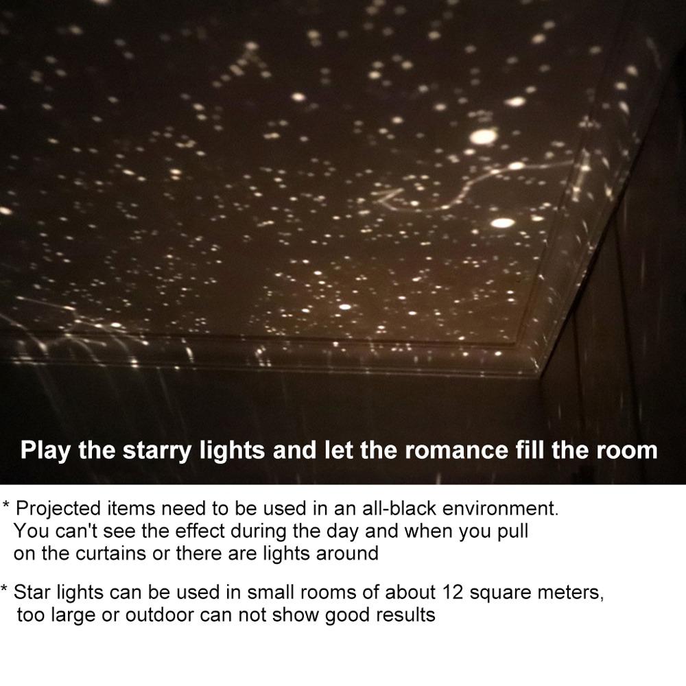 ABS And PET Material Starry Night Lamp USB Powered Planetarium Light  Party Decoration