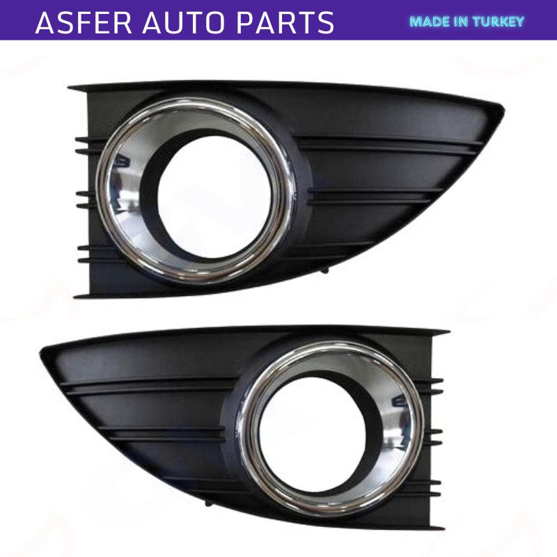 Крышка рамки противотуманной фары хромированная правая левая 2 шт. комплект для Fluence 2009-2012 OEM 261523809R 261523809L
