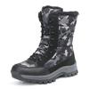 Women Snow Boots Winter Black Camouflage Plush Warm Cotton Shoes Ladies Non Slip Mid-calf Boots