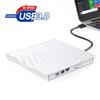 External CD DVD Drive,USB 3.0 Slim External CD DVD Rewriter Burner Writer,High Speed Data Transfer USB Optical Drives Player for MacOS Windows