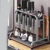 Юньшуан Подставка для ножей на столешницу кухни с аксессуарами