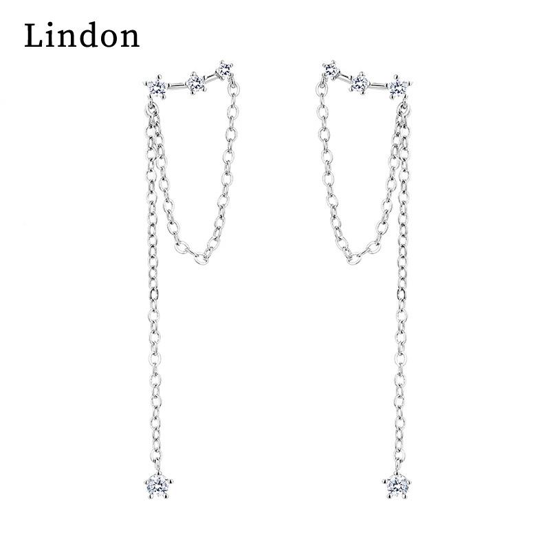 Lindon Copper Alloy Zircon Earrings Drop Earrings For Women Wedding Party Gifts
