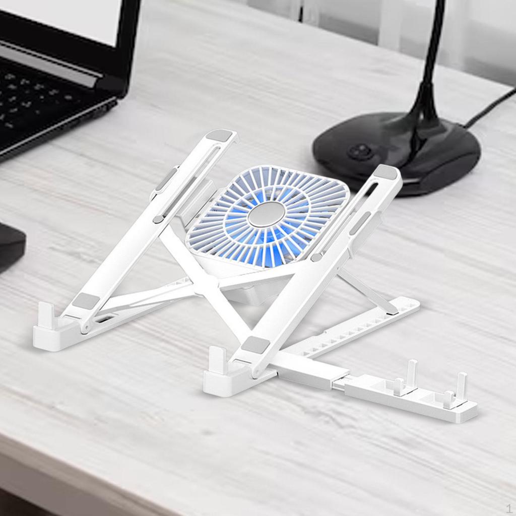 Эргономичная подставка для ноутбука с бесшумным вентилятором охлаждения