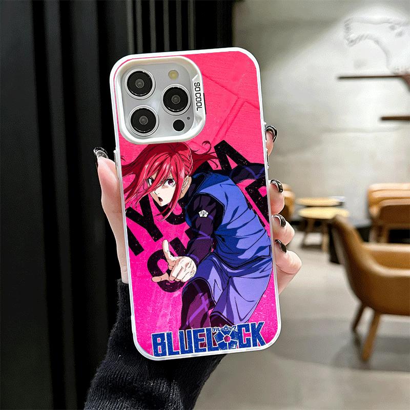 Синий Чехол-бампер Chigiri Hyoma L-Lock для iPhone 15 16 17 Pro Max 17Air 16E 14 Plus 13 12 Mini Ударопрочный Задняя крышка