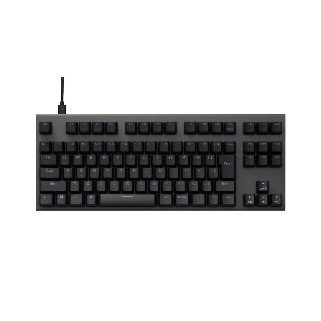 REALFORCE GX1Plus Японская Емкостная Быстрая Самая Быстрая Сделано в Без Каны X1PC11 Клавиатура, 45 г, Раскладка, Черный/Темно-серый, Бесконтактное Переключение, Триггеры,