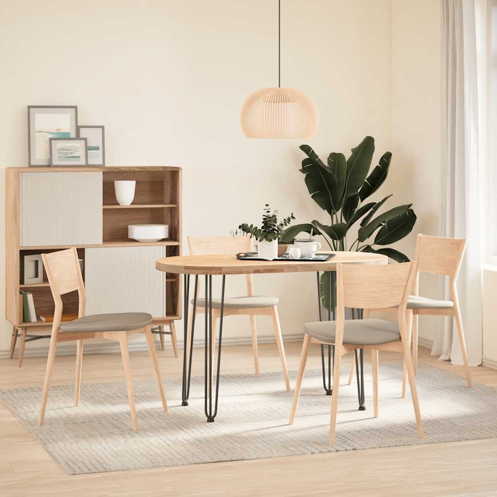 Vidaxl Nogi Do Stołu Hairpin, 4 Szt., Antracyt, 72 Cm, Lita Stal