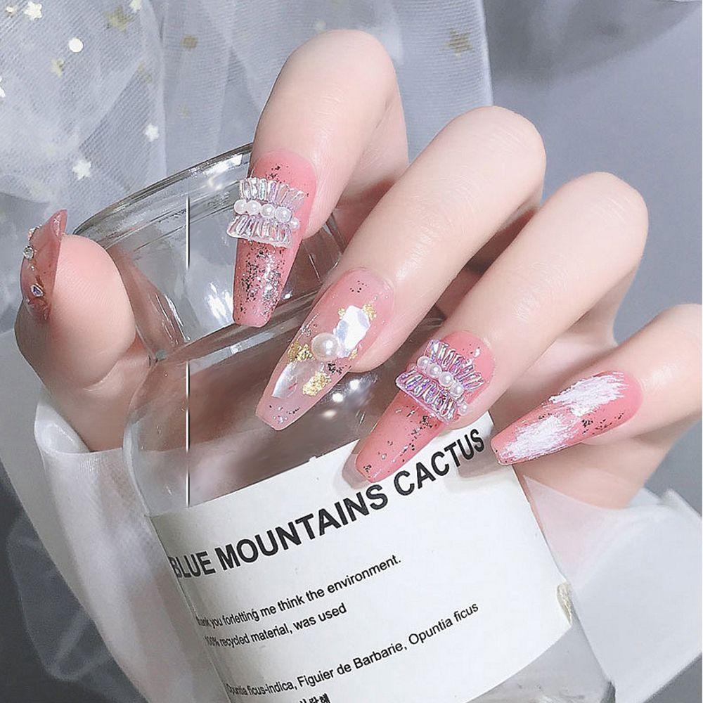 Набор страз для нейл-арта Шармы Белый цветок Шармы для нейл-арта Разноформенные Форма желейного мишки