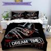 3pcs A Nightmare on Elm Street Bedding Set, Soft Polyester Duvet Cover and Pillowcases Machine Washable Seasons all suitable 68