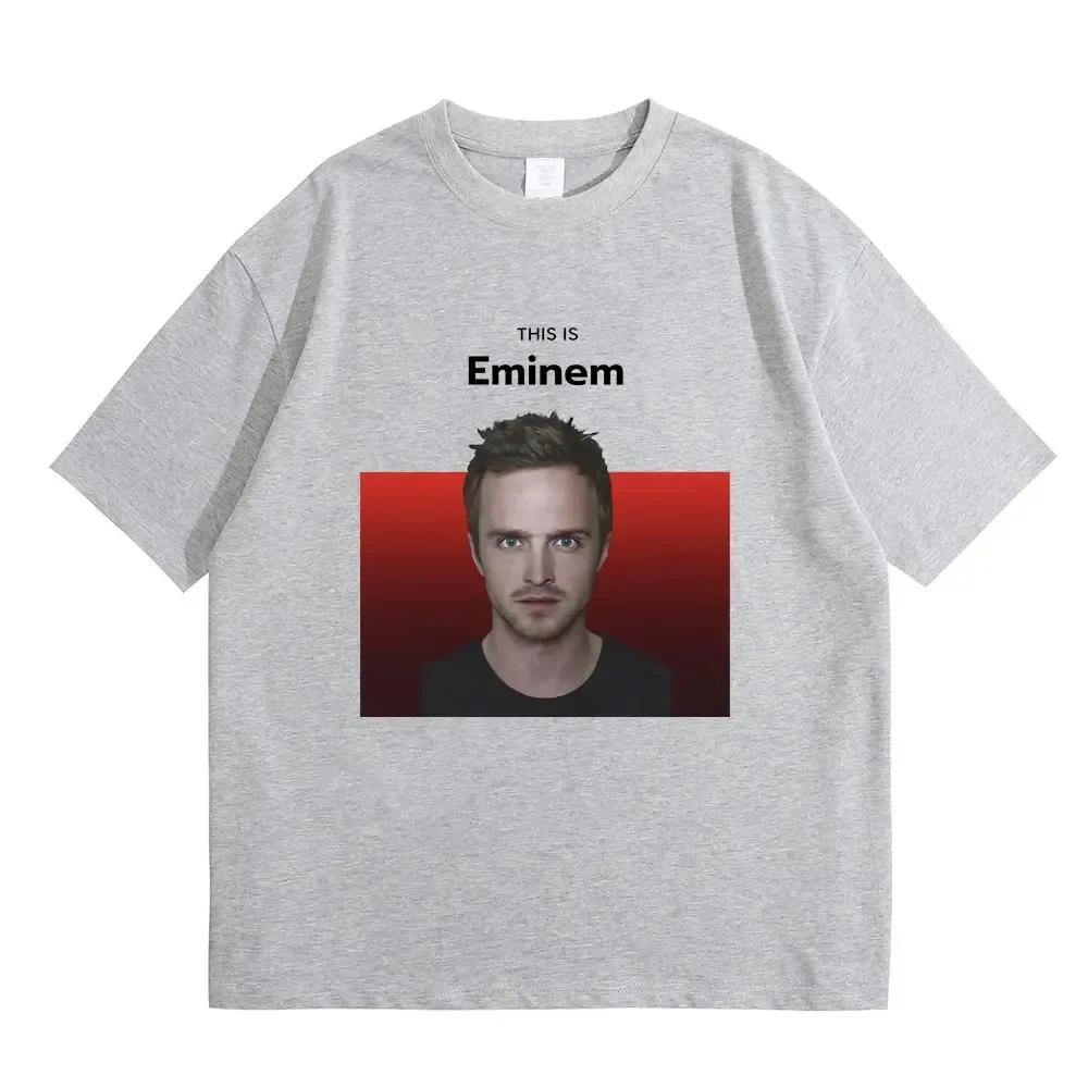 Футболка унисекс This Is Eminem Футболка с забавным мемом Джесси Пинкмана Классическая винтажная футболка Breaking Bad Женская мода Повседневные женские футболки