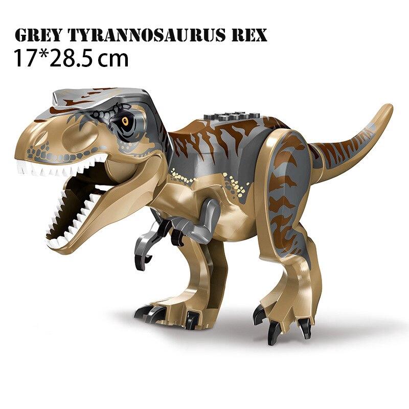 TopLovely Large Particle Building Blocks Stegosaurus Dinosaur Jurassic Park Tyrannosaurus Rex Assembled Toy Brick Educational Toy