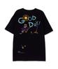 ASTRAL PROJECTION Good Day Supima Cotton Round Neck Short Sleeve T-Shirt_Black