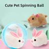 Электрический катящийся мяч для домашних животных, кролик, хомяк, интерактивная игрушка для кошек, спортивная игрушка для домашних животных, катящийся мяч для кошек, игрушка для праздничного подарка