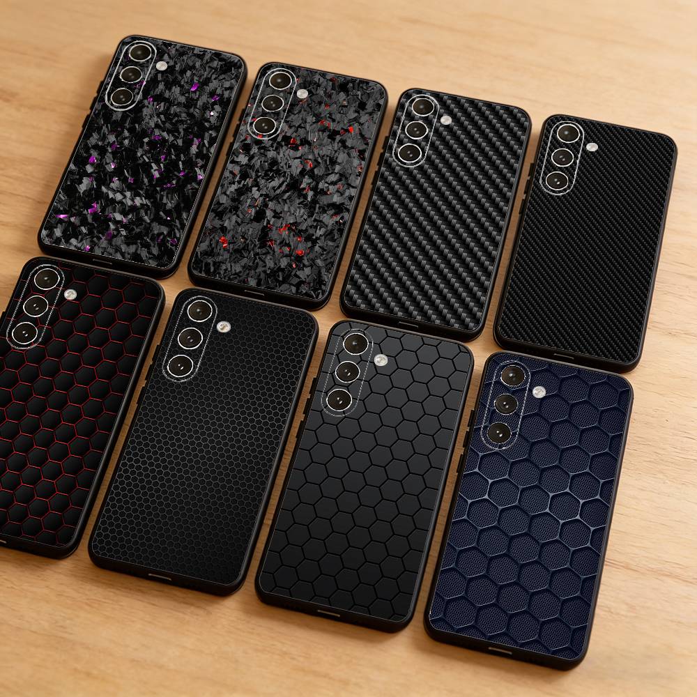 Carbon Pattern Phone Case for Samsung Galaxy A13 A22 A31 A32 A52 A53 A71 A80 Phone Cover