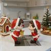 1-20 пар Мини Рождественские куклы-парочки Сделай сам Декоративные аксессуары Настольные украшения Рождественская елка Праздничная вечеринка Домашний декор Принадлежности