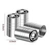 JBIW9 Car Wheel Tire Valve Caps Tyre Valve Stem Covers for Skoda Rapid Fabia Octavia Roomster Yeti Superb Citigo RS Felicia VRS Scala