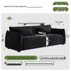 2026 Modern Double Sofa - Three-Person Fabric Seating for Apartments & Rentals