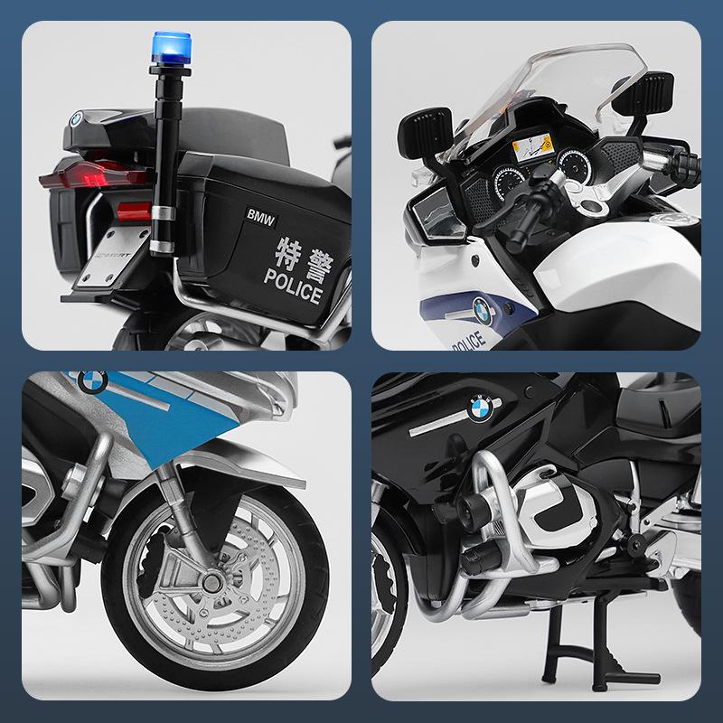 BMW R1250RT-P Полицейский Мотоцикл Сплав Моделирование Детские Игрушки Подарок На День Рождения