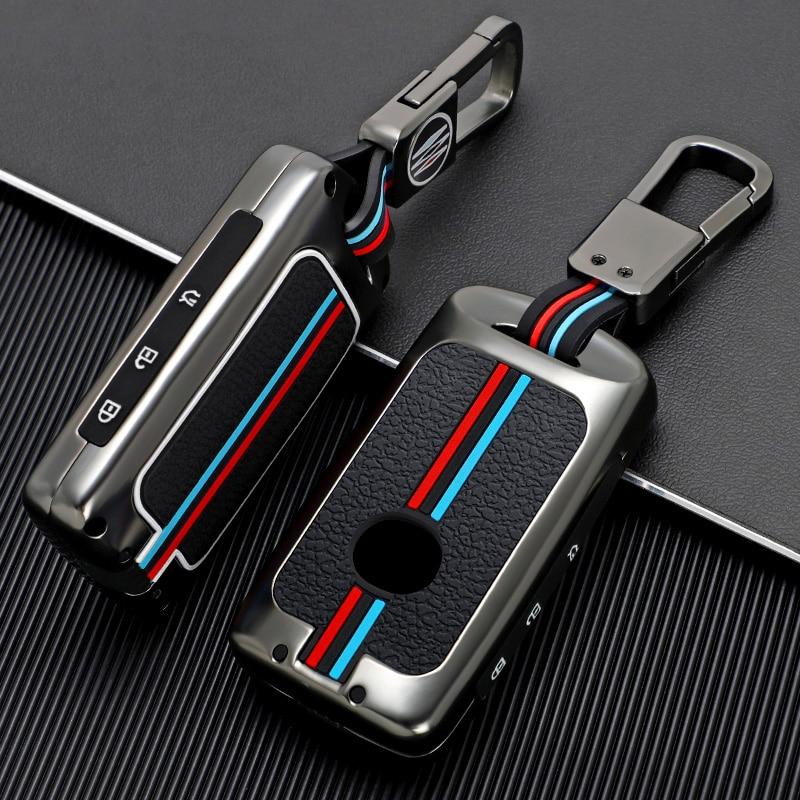 Zinc Alloy Car Remote Key Cover Case Shell Fob For Mazda 3 Alexa CX4 CX5 CX-5 CX8 CX-30 CX30 2019 2020 Protector Accessories