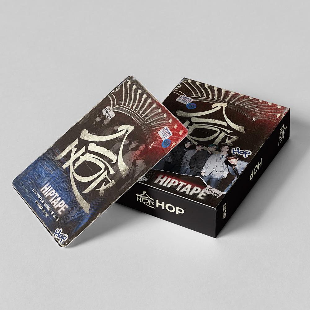 55Pcs New Stray Kids Collection Card Holder (Hop) Support Lomo Card Skzoo Kpop Skid Collection Postcard Small Card